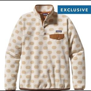 Polka Dot Patagonia Synchilla Pullover Fleece